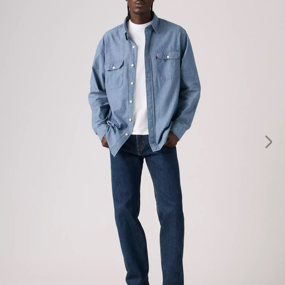 Levi's Men's 505 Jeans Dark Stonewash